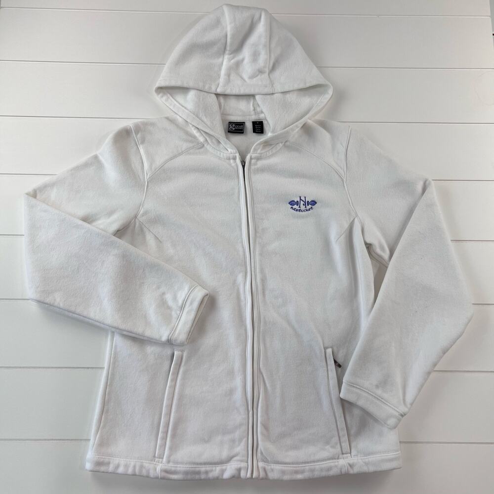 Gear for Sports white Nantucketer Fleece Jacket Women's size Medium